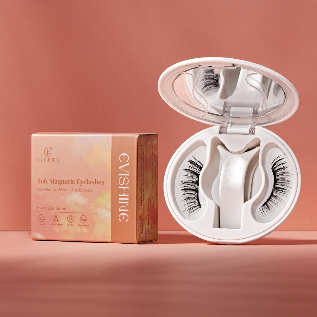 EviShine Magnetic Eyelashes Set - Glow Up