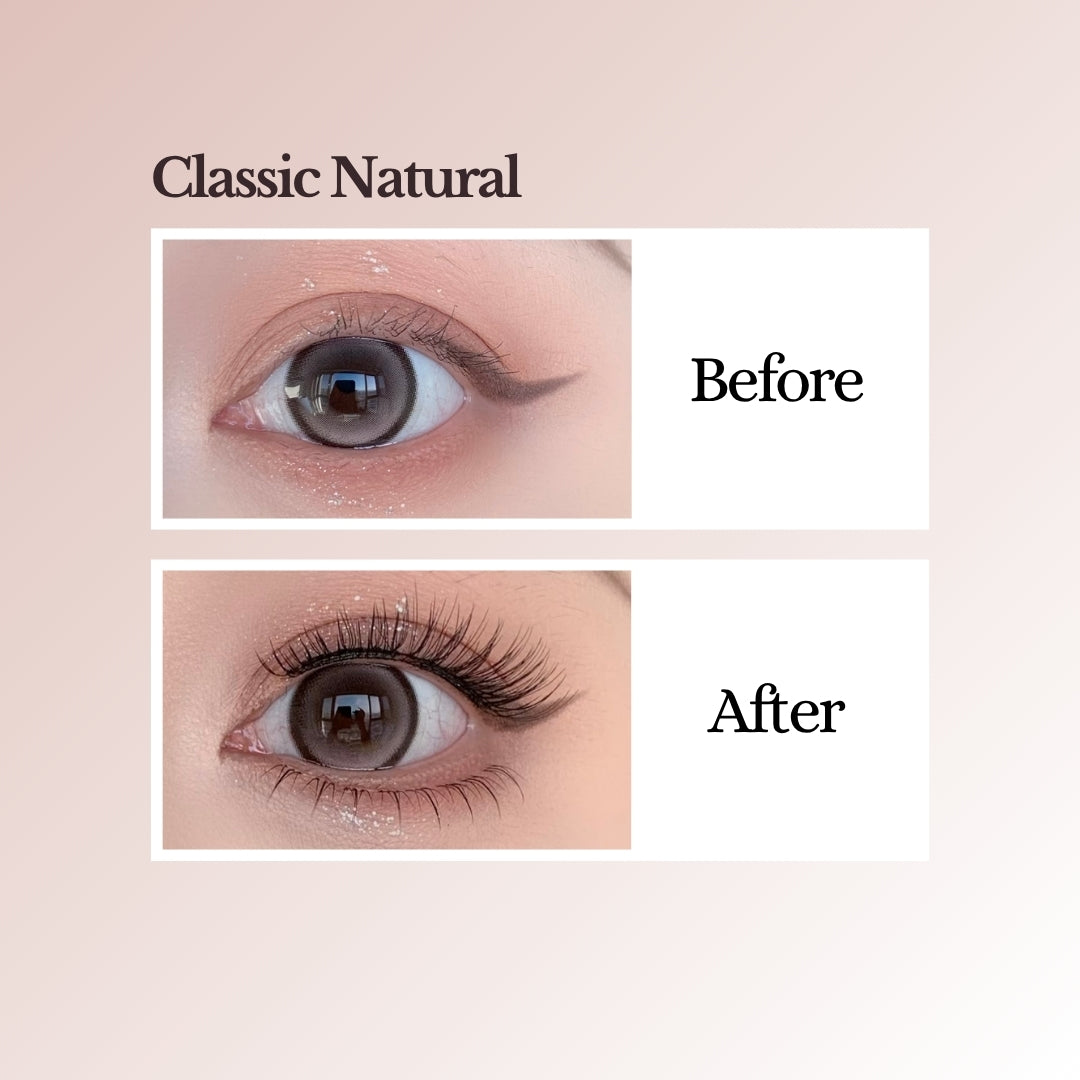 EviShine Magnetic Eyelashes - Classic Natural