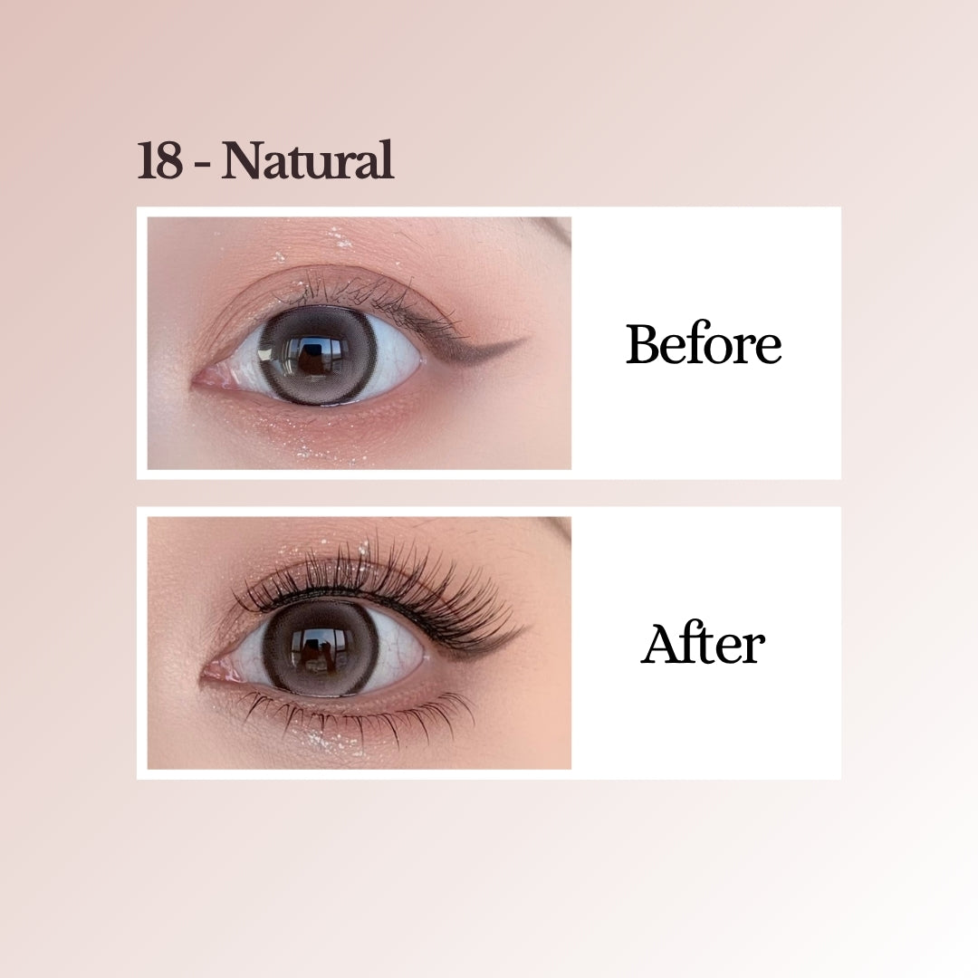 EviShine Magnetic Eyelashes Set - Classic Natural