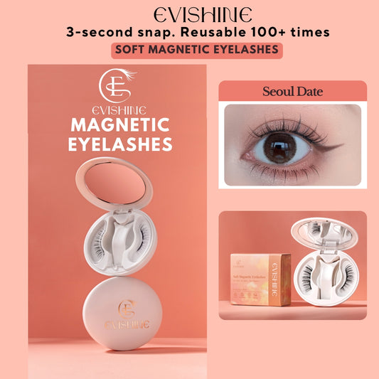 EviShine Magnetic Eyelashes Set -  Seoul Date