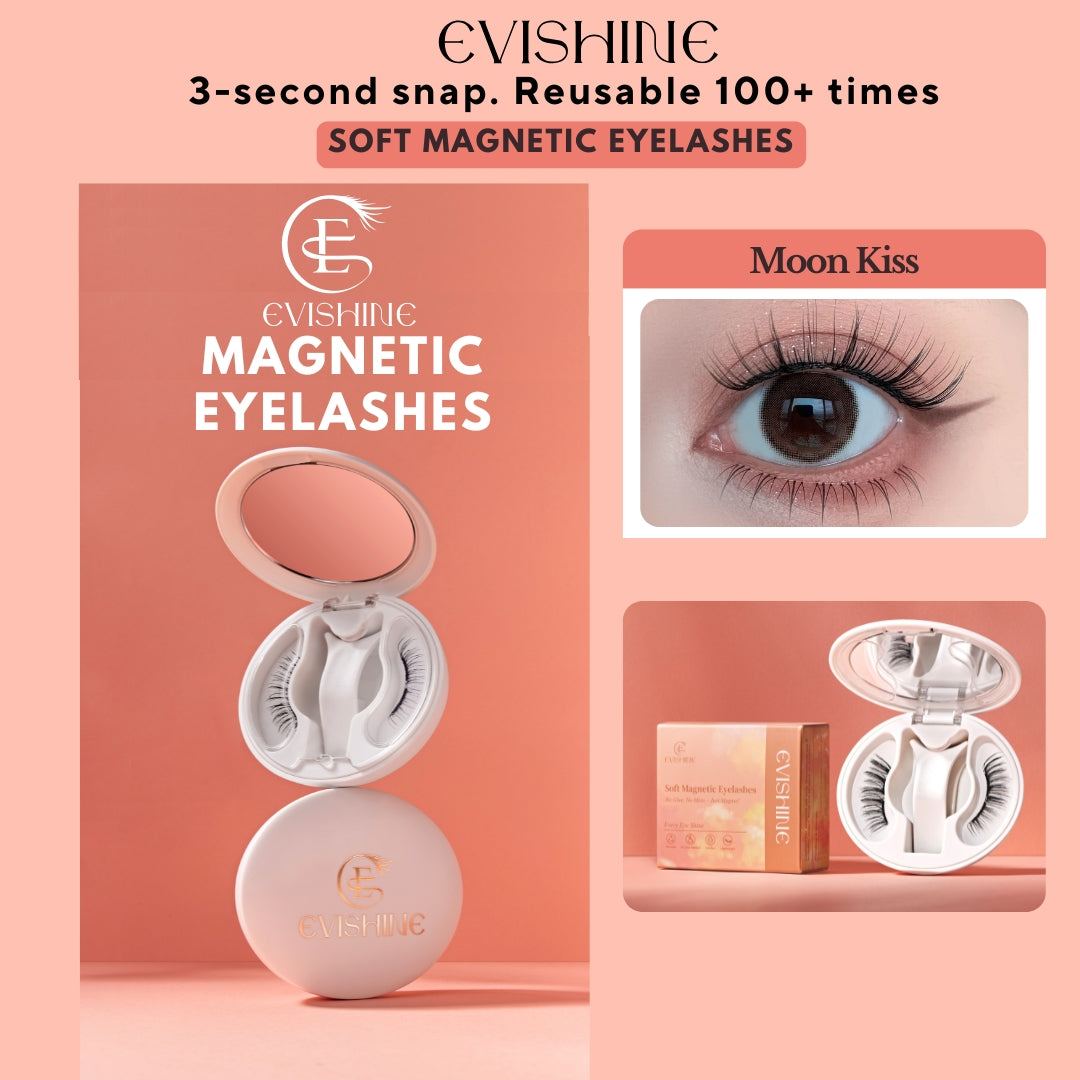 EviShine Magnetic Eyelashes Set -  Moon Kiss