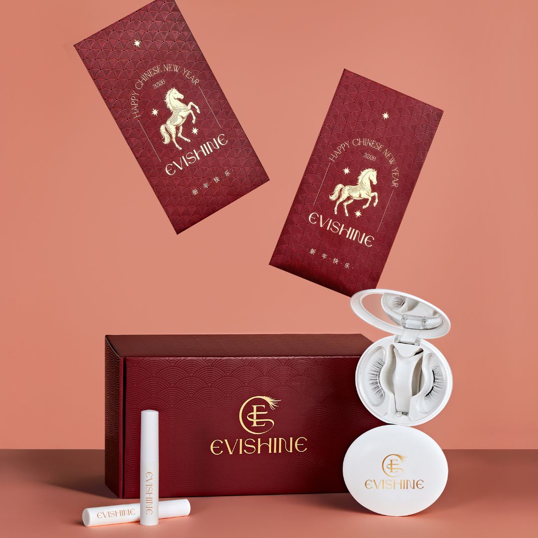 [CNY Deluxe Bundle] EviShine Magnetic Eyelashes (2x Magnetic Eyelashes)